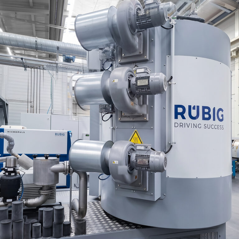 RÜBIG plasma nitriding system for heat treatment at EMAG Production