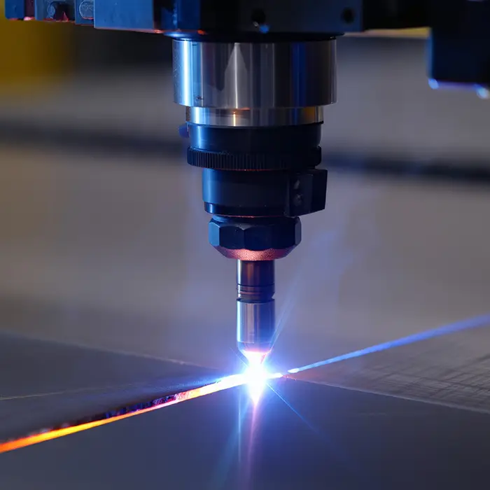 CNC laser cutting of sheet metal parts - precision contract manufacture for industrial components